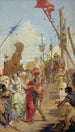 La Rencontre d'Antoine et Cléopâtre - Giovanni Battista Tiepolo — artwork view