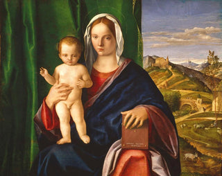 Virgin and Child Painting - Giovanni Bellini — artwork view
