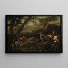 The journey of Jacob - Giovanni Benedetto Castiglione — framed artwork on a wall
