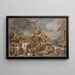 Noé conduisant les animaux dans l'arche - Giovanni Benedetto Castiglione — framed artwork on a wall