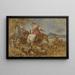 Pastoral Voyage - Giovanni Benedetto Castiglione — framed artwork on a wall