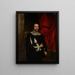 Portrait of a Gentleman - Giovanni Bernardo Carbone — framed artwork on a wall