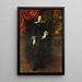 Portrait of a noble - Giovanni Bernardo Carbone — framed artwork on a wall