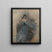 At the fireside - Giovanni Boldini — framed artwork on a wall
