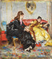Two ladies sitting in an interior - Giovanni Boldini — artwork view