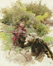 in the park - Giovanni Boldini — artwork view
