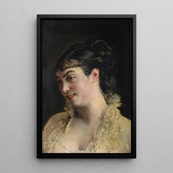 La belle femme - Giovanni Boldini — framed artwork on a wall