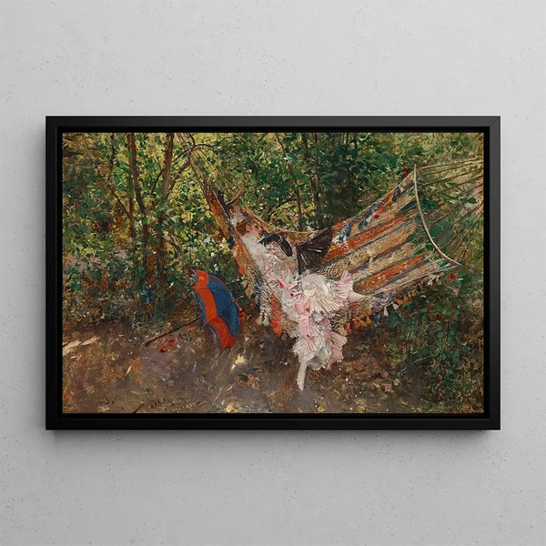 Larnaca - Giovanni Boldini — framed artwork on a wall