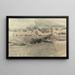 Bateaux amarrés - Giovanni Boldini — framed artwork on a wall