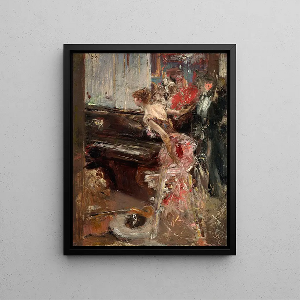 Recital - Giovanni Boldini — framed artwork on a wall
