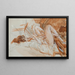 Lady lying down - Giovanni Boldini — framed artwork on a wall