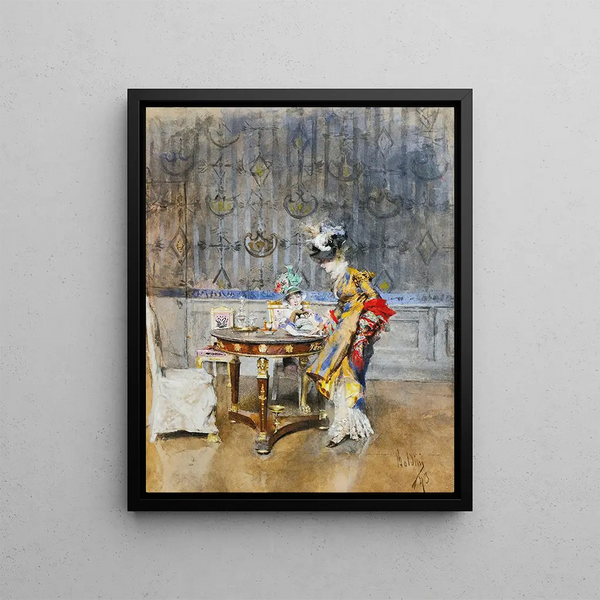 The Letter - Giovanni Boldini — framed artwork on a wall