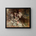 The Ball Gown - Giovanni Boldini — framed artwork on a wall