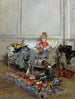 Young woman crocheting - Giovanni Boldini — artwork view