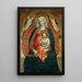 Virgin and Child with Angels - Giovanni Dal Ponte — framed artwork on a wall