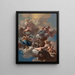 Sketch for a ceiling fresco - Giovanni Domenico Ferretti — framed artwork on a wall