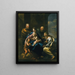 The Virgin and Child with Saints - Giovanni Domenico Ferretti — framed artwork on a wall