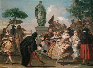 The Menuet - Giovanni Domenico Tiepolo — artwork view