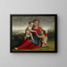 Virgin and Child with the Young John - Giovanni Francesco Caroto — framed artwork on a wall