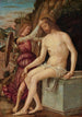 The Resurrected Christ with an Angel - Giovanni Francesco Maineri — artwork view