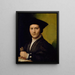 Portrait of a Young Man - Giovanni Francesco Penni — framed artwork on a wall