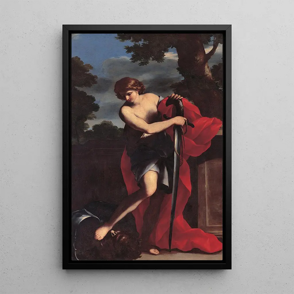 David - Giovanni Francesco Romanelli — framed artwork on a wall