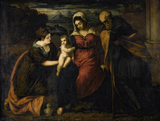 La Sainte Famille avec Marie Madeleine - Giovanni Galizzi — artwork view
