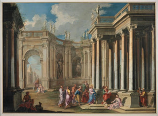 Christ at the Temple - Giovanni Ghisolfi — artwork view