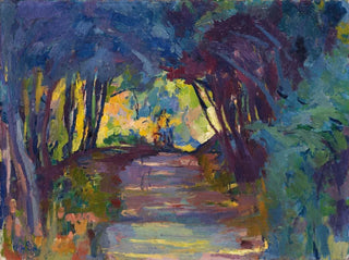 Forest Path Painting - Giovanni Giacometti — artwork view