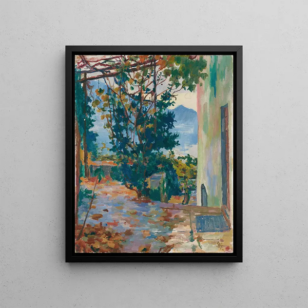 Moins - Giovanni Giacometti — framed artwork on a wall
