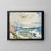 Morning in Maloja - Giovanni Giacometti — framed artwork on a wall