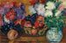Still life with asters, apples, and grapes - Giovanni Giacometti — artwork view
