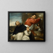 La Mort de saint Pierre Martyr - Giovanni Girolamo Savoldo — framed artwork on a wall