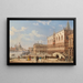 Palais des Doges avec le Ponte della Paglia - Giovanni Grubacs — framed artwork on a wall