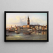 Venice, view of the Doge's Palace from the Bacino - Giovanni Grubacs — framed artwork on a wall