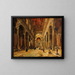 Interior church painting - Giovanni Lanza — framed artwork on a wall