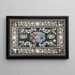with Witsen family coat of arms - Giovanni Leoni — framed artwork on a wall