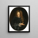 Portrait of a gentleman - Giovanni Maria delle Piane — framed artwork on a wall