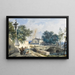 the Church of Madonna delle Grazie, Monza - Giovanni Migliara — framed artwork on a wall