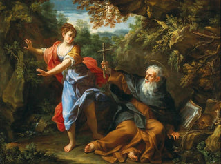 The Temptation of Saint Anthony - Giovanni Odazzi — artwork view