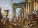 Un caprice avec saint Pierre prêchant aux Romains - Giovanni Paolo Panini — artwork view