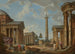 Un caprice de ruines romaines - Giovanni Paolo Panini — artwork view