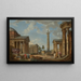 Un caprice de ruines romaines - Giovanni Paolo Panini — framed artwork on a wall