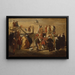 Festival sur la Piazza Navona - Giovanni Paolo Panini — framed artwork on a wall