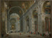 Interior of Saint Peter's Basilica in Rome - Giovanni Paolo Panini — artwork view
