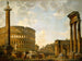 Caprice romain: The Colosseum and other monuments - Giovanni Paolo Panini — artwork view