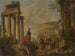 Le Colisée parmi les ruines romaines - Giovanni Paolo Panini — artwork view
