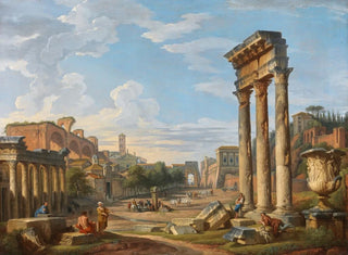 The Roman Forum - Giovanni Paolo Panini — artwork view
