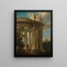 The Temple of Diana - Giovanni Paolo Panini — framed artwork on a wall