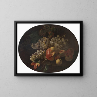 Nature morte avec des fruits - Giovanni Paolo Spadino — framed artwork on a wall